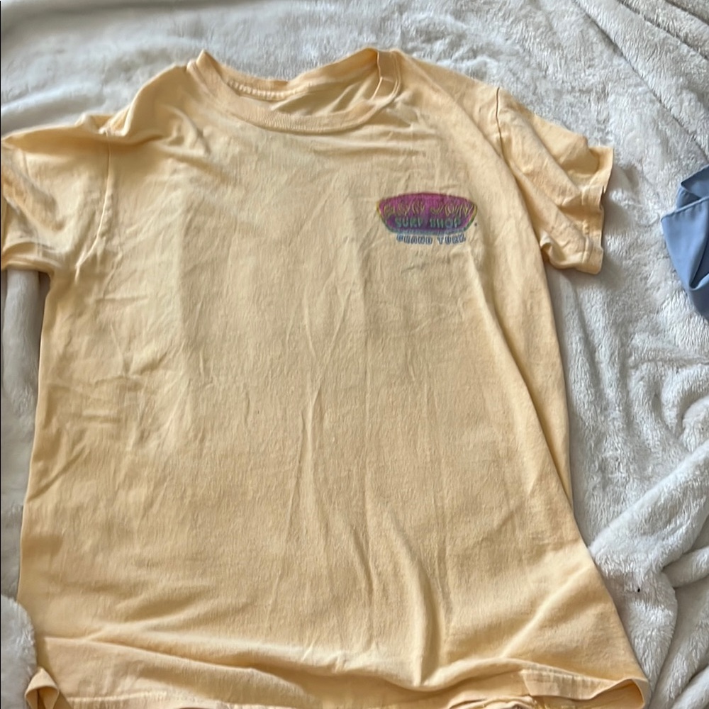 Ron Jon Yellow Short Sleeve Tee